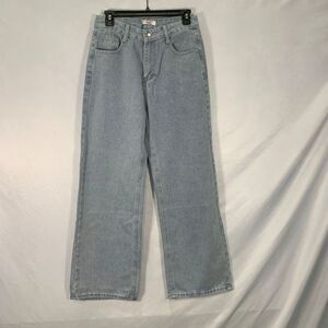 Serenity Magnolia Bow Pocket Denim Light Blue